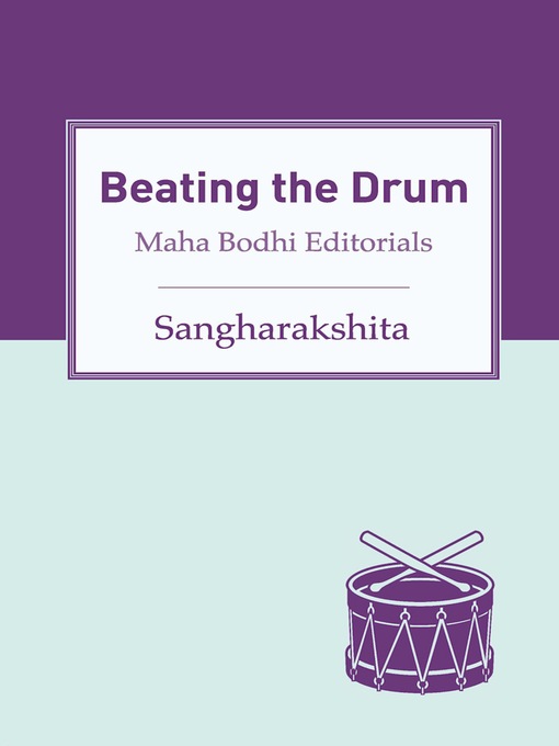 Title details for Beating the Drum by Sangharakshita - Available